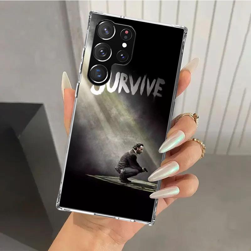 

The Walking Deads TV Phone Case for Samsung Galaxy S26 S24 S23 Ultra S25 Edge S22 S21 Plus S20 FE + Soft Print Shell Funda Galax Samsung S23 Ultra
