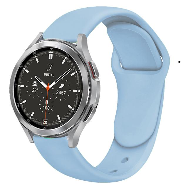 Cinturino in Silicone da 20 mm per Samsung Galaxy Watch 7 44mm 40mm/6 5 4 Classic Cinturino per Samsung Watch 5 Pro 45mm Accessori Cinturino