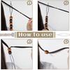 120Pcs Multi Style Braiding Beads Headwear Dreadlocks Hair Rings  Beading Tool Set
