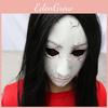 Maschera in Lattice Fantasma Capelli Lunghi Horror per Halloween e Divertimento Escape Room