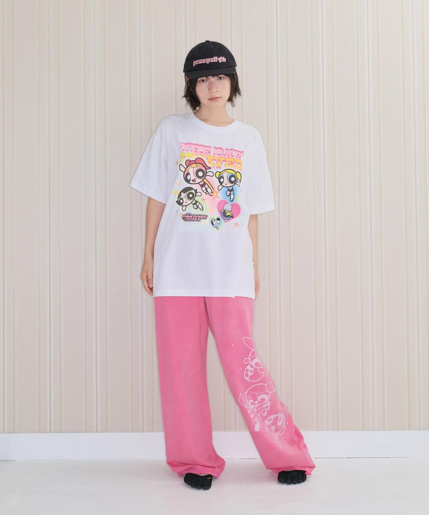 AMES-WORLDWIDE Ppg Hotfix Drawing Sweat Pants Pink