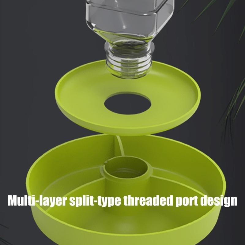 Multi Tiered Automatic Reptiles Water Dispenser Multifunctional Design Transparent Tanks Quiet Pump for Small Turtles