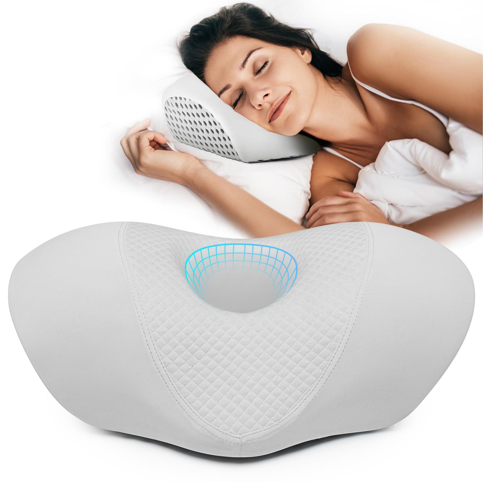

Ear Piercing Pillow for Side Sleepers with an Ear Hole for CNH & Ear Pain Ear Inflammation Pressure Sores, Ear Guard Pillow белый