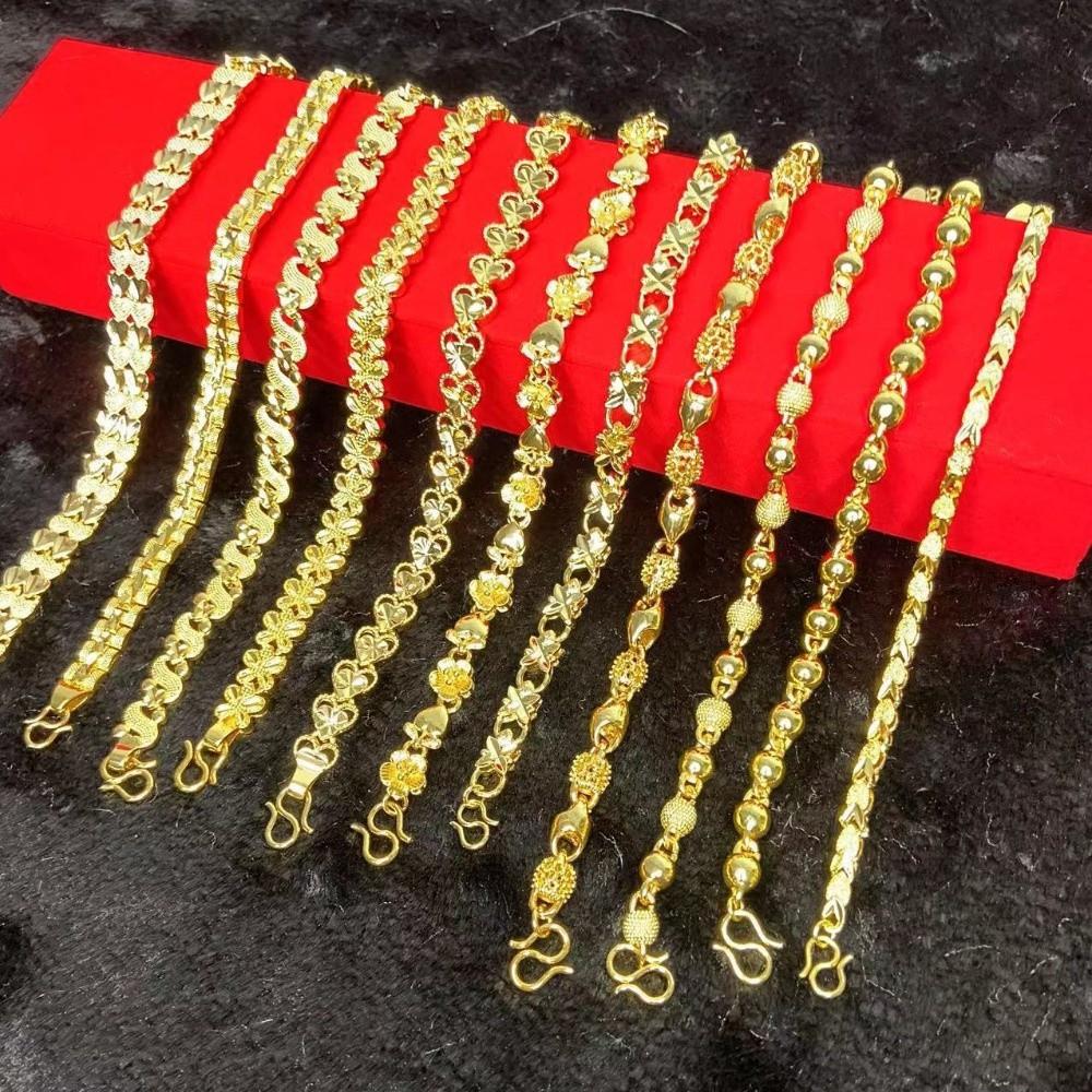 Zinc Zinc Alloy Golden Bracelet Love Heart Chinese Style Bangles Fashionable Hollow Bracelet  Daily