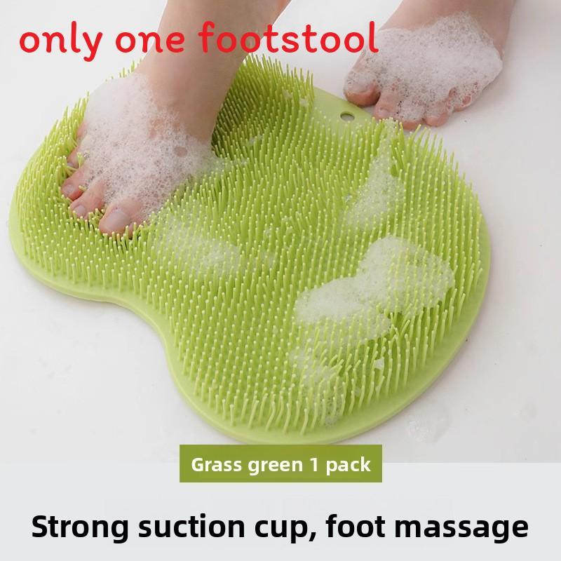 Silicone Foot Scrubber Massager Bath Mat With Nonslip Suction For Home Use