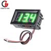 DC 4-100V LED Digital Display Circular Two-wire Voltmeter 12V DC Digital Voltmeter Head Display Reverse Connection Protection