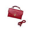 New Woven Bag Envelope Retro Briefcase Shoulder Portable Messenger Women's Bag
