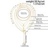 SHIXIN Fashion 6Pcs/Set Cross Colorful Crystal Necklaces Women Vintage Gold Color Long Y-shaped Necklace Y2K Party Jewelry Gifts