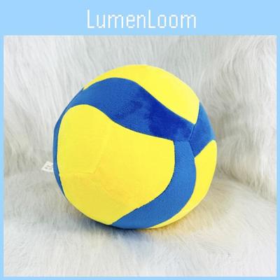 Volleyball Plush Bear Cushion With Long Plush Material For Home And Gift Use