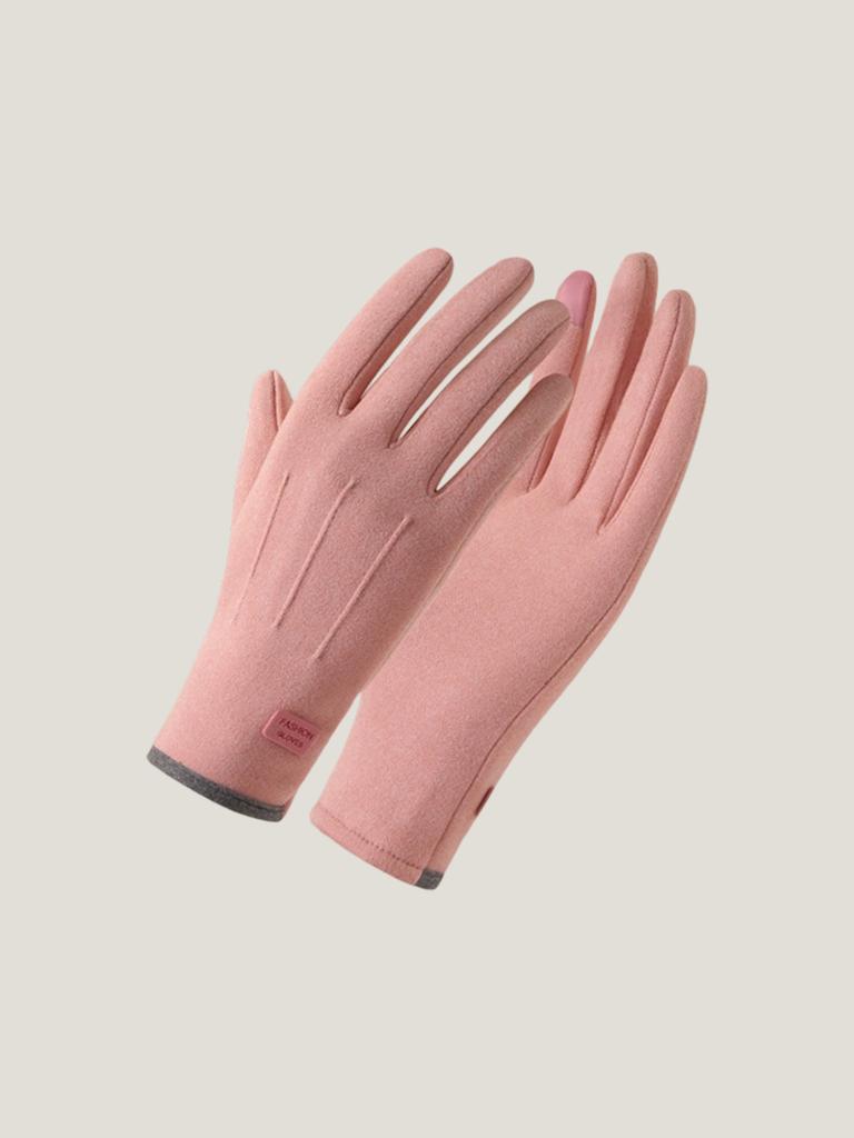 1 Pair German Velvet Winter Gloves for Men Women Touchscreen Windproof Cycling Driving Outdoor Sports Cold Resistant Work Gloves