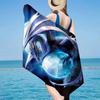 Fiery Dragon Artwork Beach Towel, Super Soft Microfiber, Gift for Her/Him, Birthday, for Pool, Beach, Travel, Home Decor Fan Gifts