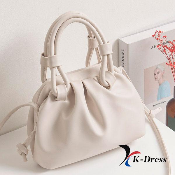 Shirring Dumpling Mini Cross Tote Bag (2 Colors)