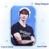 Zheng Chengcan Concert Star Badge & Laser Sticker Pin Brooch