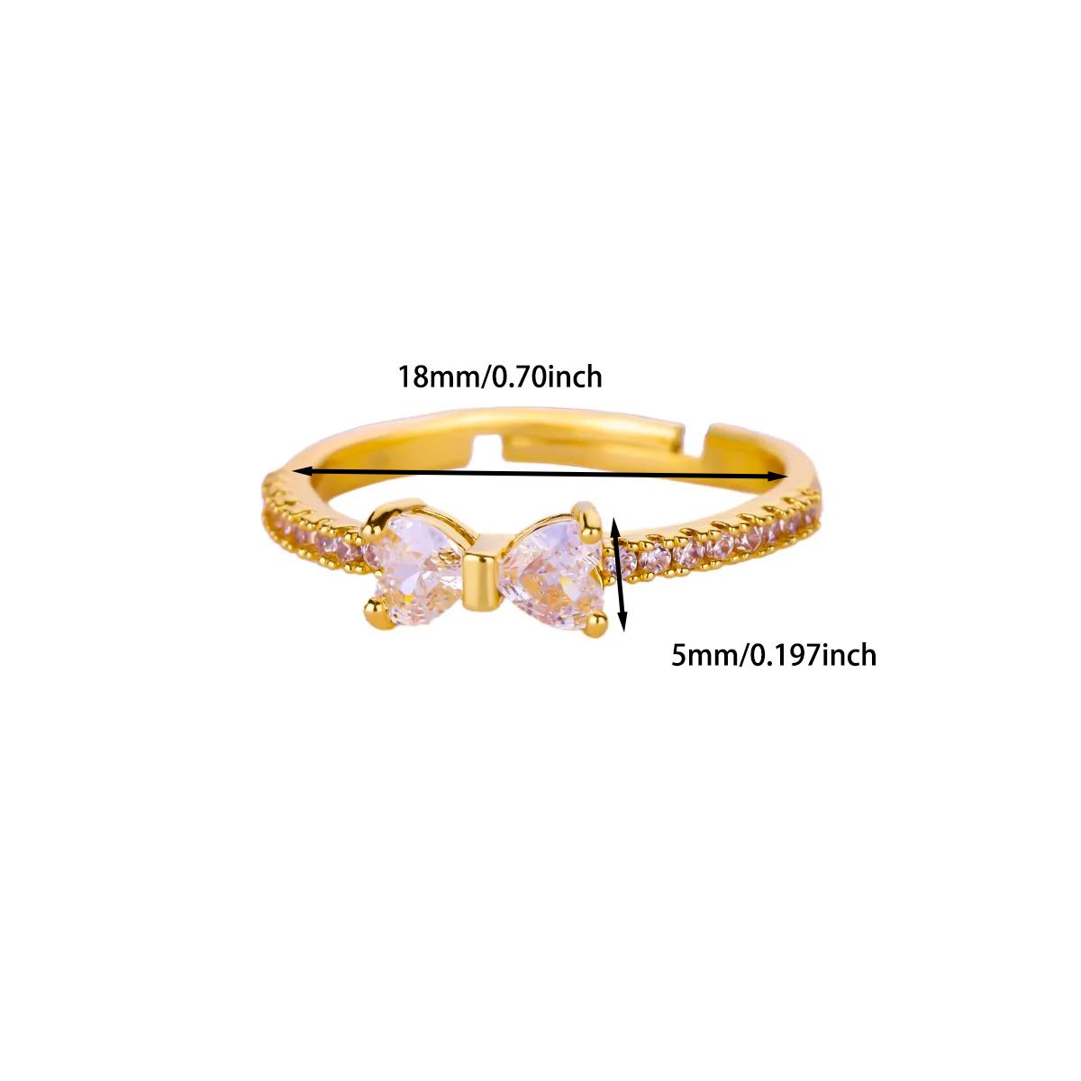 Dainty Pink Zirconia Ring Elegant Women Gold Color Heart Anillos Stainless Steel Waterproof Romantic Luxury Anniversary Jewelry resizable