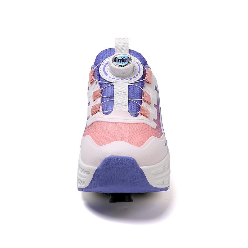 Kid's Four-wheel Sports Shoes Detachable Flat Shoes Children's Skating Roller Skates Shoes for Kids Girl Skate Shoes