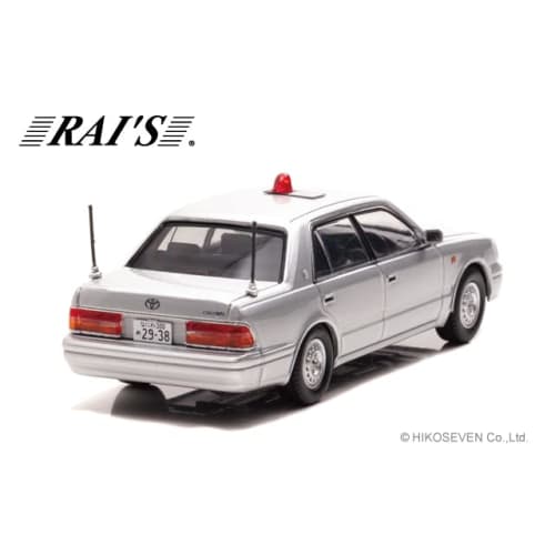RAI'S 1/43 Scale Toyota Crown (JZS155Z) 2000 Osaka Prefectural Police Traffic Department Traffic Mobile Unit Vehicle (Unmarked Silver) Finished Produc