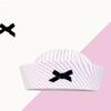 Bow Stripe Sailor Hat JK Painter Hat Korean Captain Hat  Spring