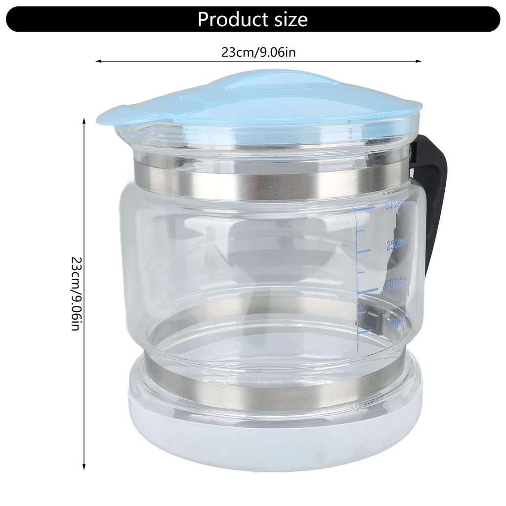 4L Distilled Water Collector Container For Kitchen Countertop Distillers Transparent Design Glass Collection Bottle
