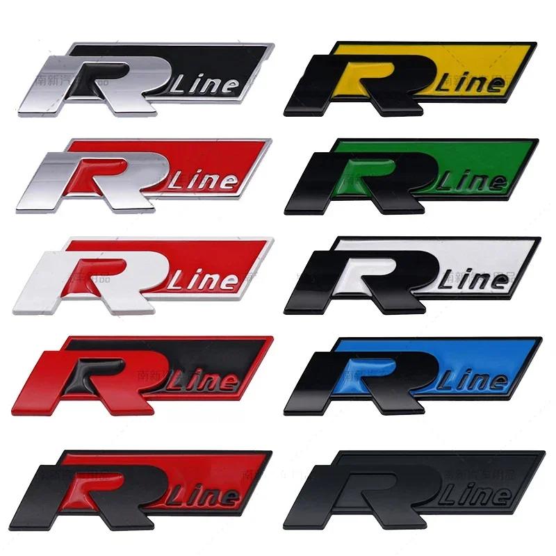 2026 Hot For VOLKSWAGEN VW 3D Metal for Volkswagen VW Rline R Golf Jetta Polo Passat B5 B6 Touareg Bora Beetle Car Grille Badge