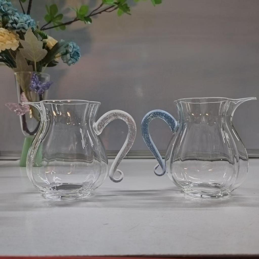 High Borosilicate Glass Teapot, Kung Fu Style Flower Design, Women's Household Kettle, In Stock