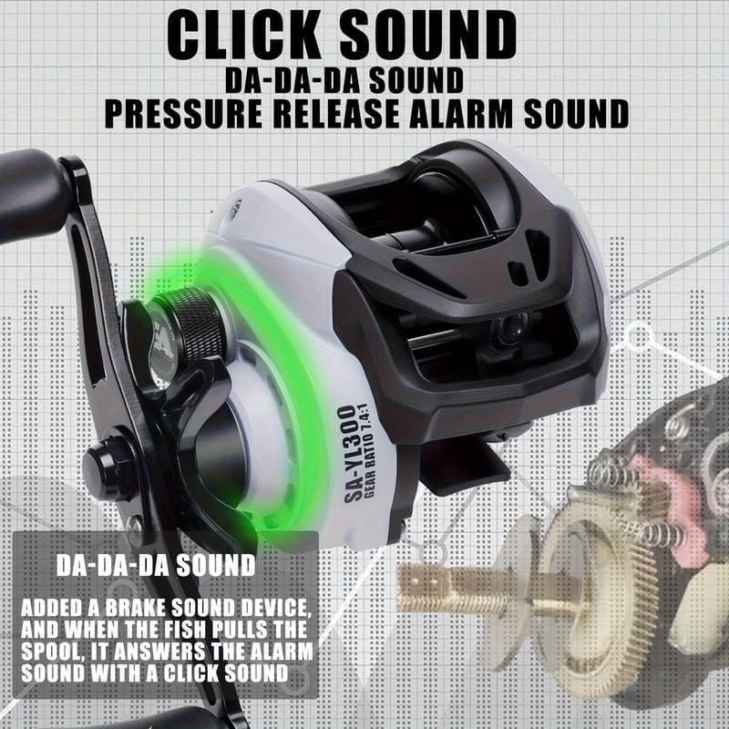 Long Distance Casting Reel High Speed Gear Ratio Corrosion Resistant Brass and Stainless Steel Bearings Smooth Performance for Saltwater Fishing