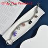 Summer Fruit Pendant Bag Charm With Metal Chain For Fashionable Women