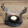 Oil Burner Buddha Om Hands Antique