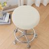 Stretchable Bar Round Stool Cover Thickened Stool Cushion Cover Soft Seat Chair Slipcover