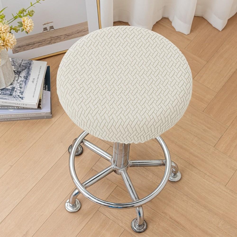 Stretchable Bar Round Stool Cover Thickened Stool Cushion Cover Soft Seat Chair Slipcover