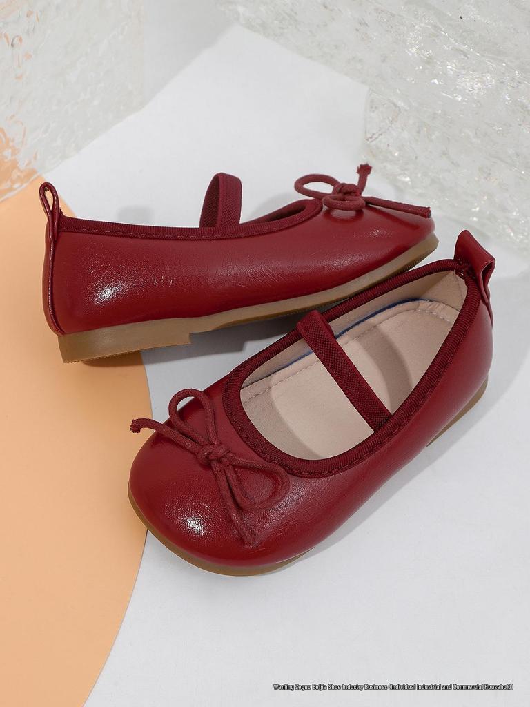 2025 Girls' Silver Leather Princess Shoes: Soft Sole, Spring/Autumn Style for Little Girls