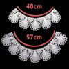Hollow Back Collar, Water-soluble Lace Milk Silk Embroidered Corsage, Three-dimensional Embroidered False Collar DIY Lace Accessories