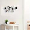 Creative Wrought Iron Wall Hooks - Metal Row Key Storage & Home Decoration