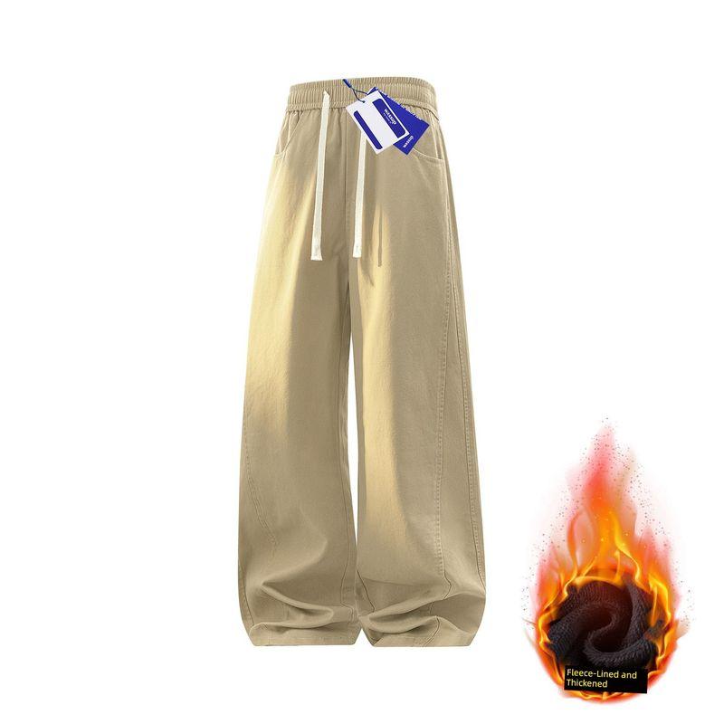 Wassup American-Style Heavyweight Casual Pants for Men 2025 New Trendy Versatile Casual Long Straight-Leg Pants for Teenagers