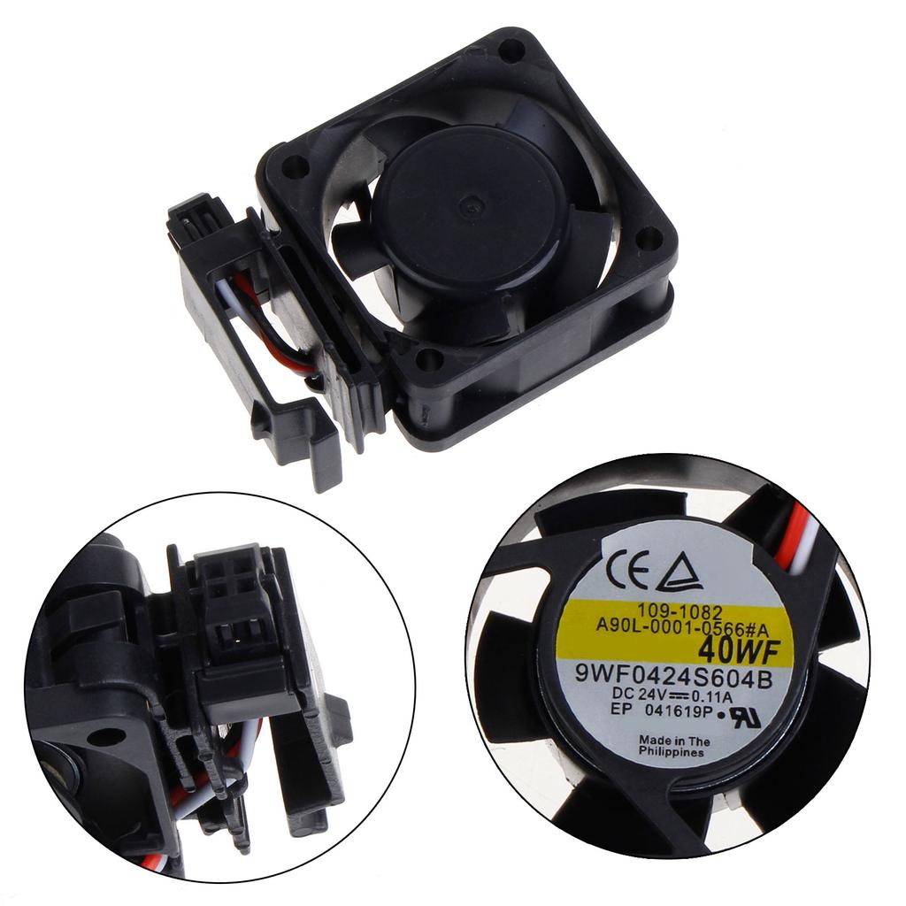 24VDC Cooling Fan 3pins 4x4x2cm A90L-0001-0566#A 9WF0424S604B 4020 Fanuc System Cooler Fan with Bracket