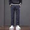 Corduroy Spring and Autumn Casual Pants Men's Loose Straight Embroidered Men's Casual Pants