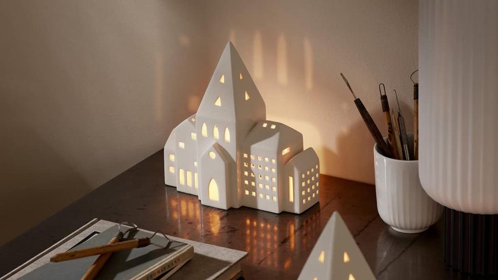 Kahler Urbania Lighthouse City Tealight 693521 Holder, H21cm,