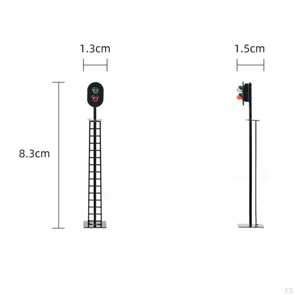 1/87 Scale Train Model Lamp Railway Scenes Accessories