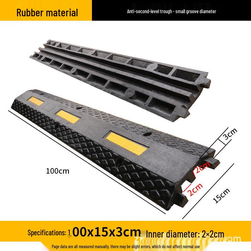 Rubber and Plastic Cable Protection Speed Bump