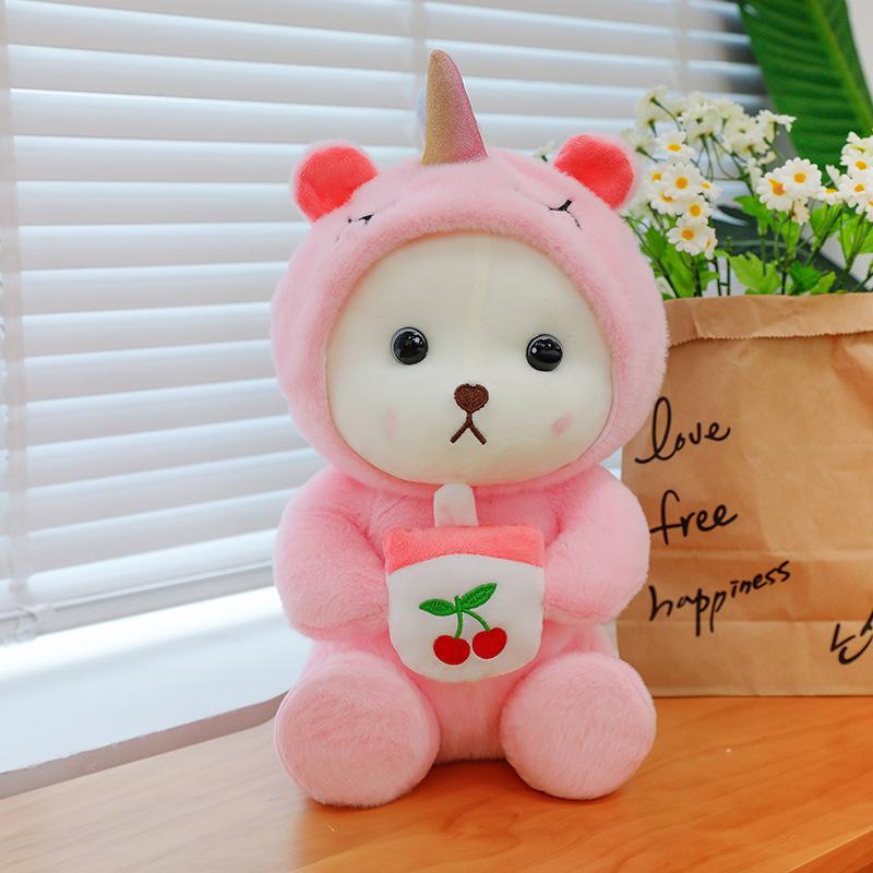 Teddy Bear Doll Drag Pig Unicorn Panda Doll Children'S Birthday Gift Doll Children'S Plush Toy