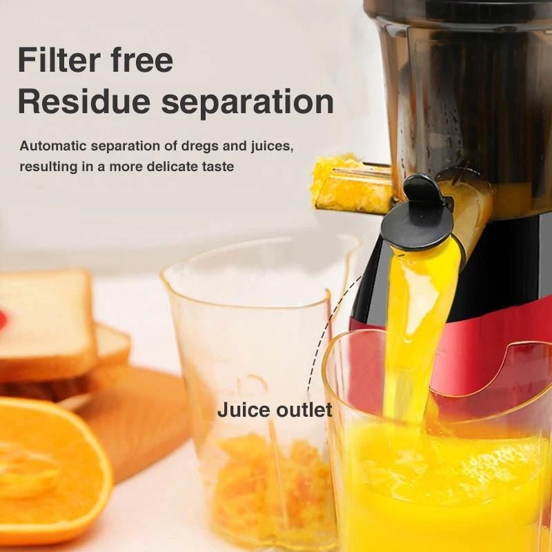 150W Household Juice Blender Large Caliber Slow Speed Juicer Portable Multi Functional Fruit Mixer