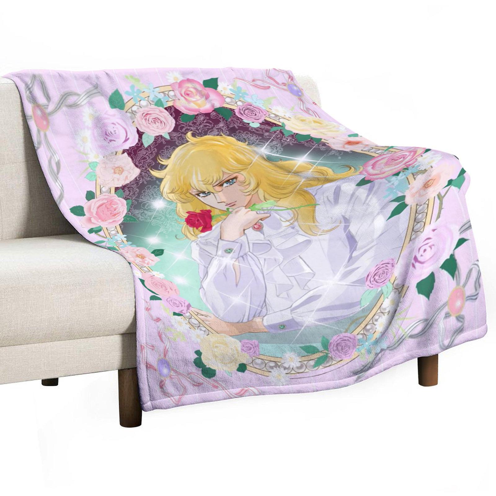 

Lady Oscar Plaid Baby Blanket Throw Blanket for Sofa Blankets and Bedspreads Double Bed Blankets Throws Bedspread on the Bed 75x90cm