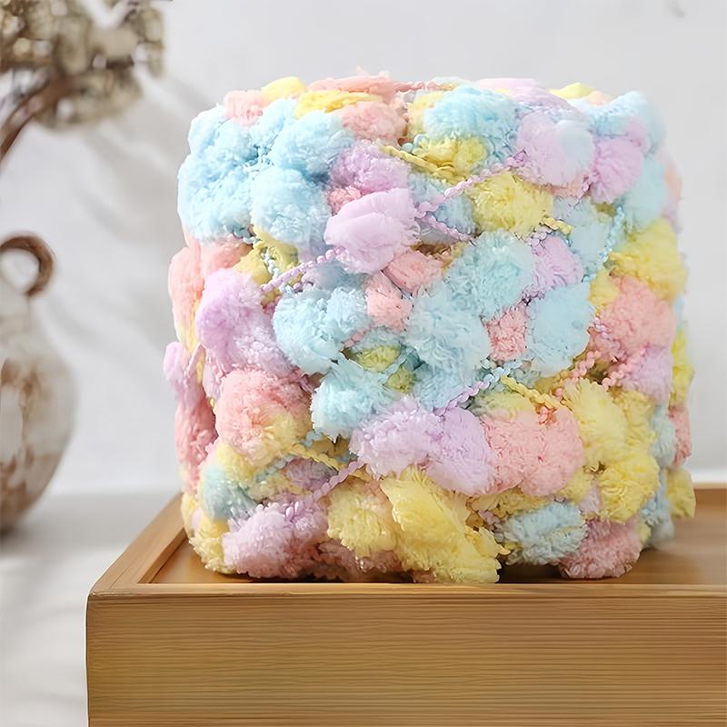 100g Space-Dyed Garment Accessories Mixed Color Handmade Crochet Knitting Weaving Thick Yarn Plush Multi-Color