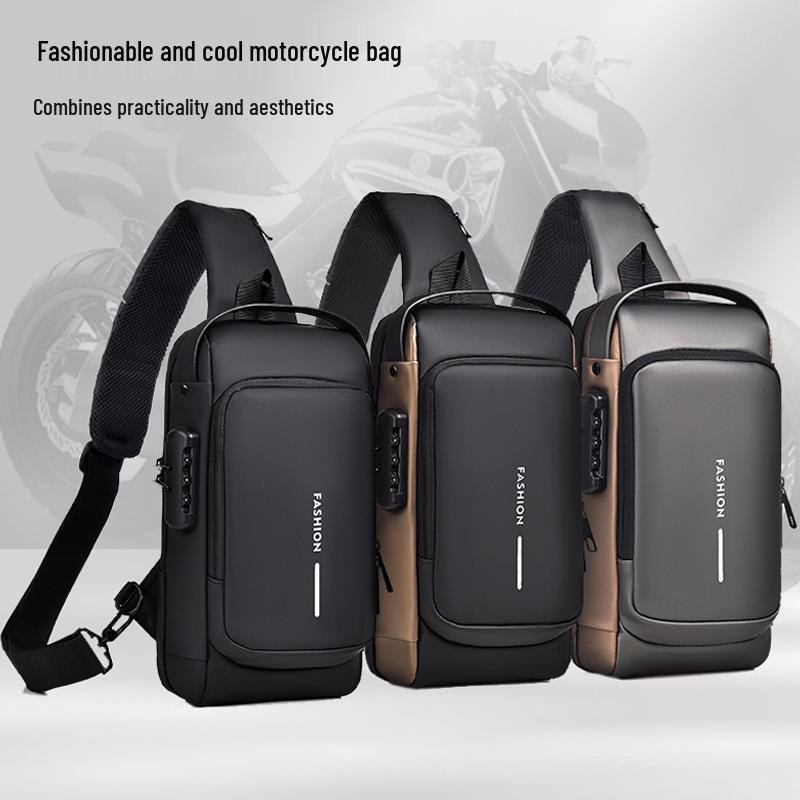 2023 Men's Waterproof Anti-theft Multi-function Crossbody Chest Bag