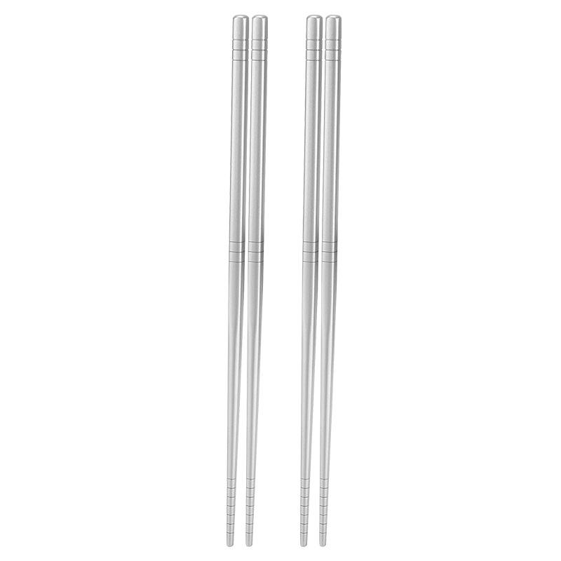 High-End Pure Titanium Chopsticks: Anti-Mildew, Non-Slip, Odorless, Heat-Resistant, Portable Chinese Tableware, Perfect for Home or Gift Use.