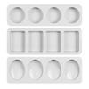 3D mucegai oval rotund pătrat săpunuri matrițe silicon săpun matriță pentru săpun manual fabricarea formelor