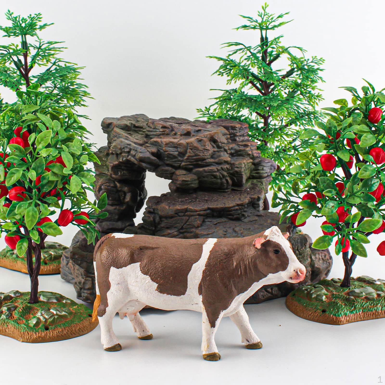 

Фигурка коровы для образовательных целей и подарков детям, коллекционная модель для настольного показа Style B