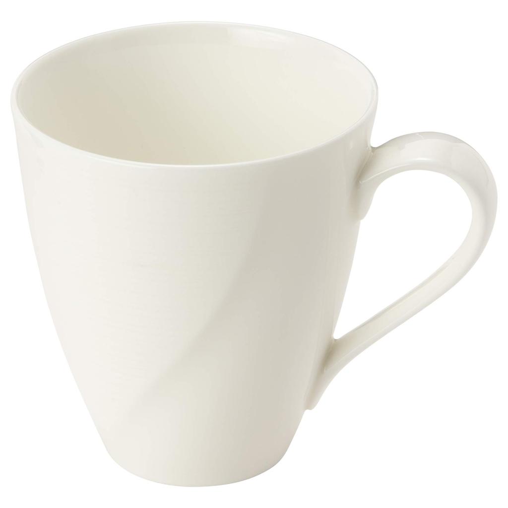 NARUMI Esprit Mug, White, 370cc, Microwave-Safe, 50180-2688