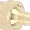 Brass Direct Fountain Nozzle Female Screw Connection Spherical Joint Adjustable Direct Fountain Nozzle for Pond Garden G1.5in