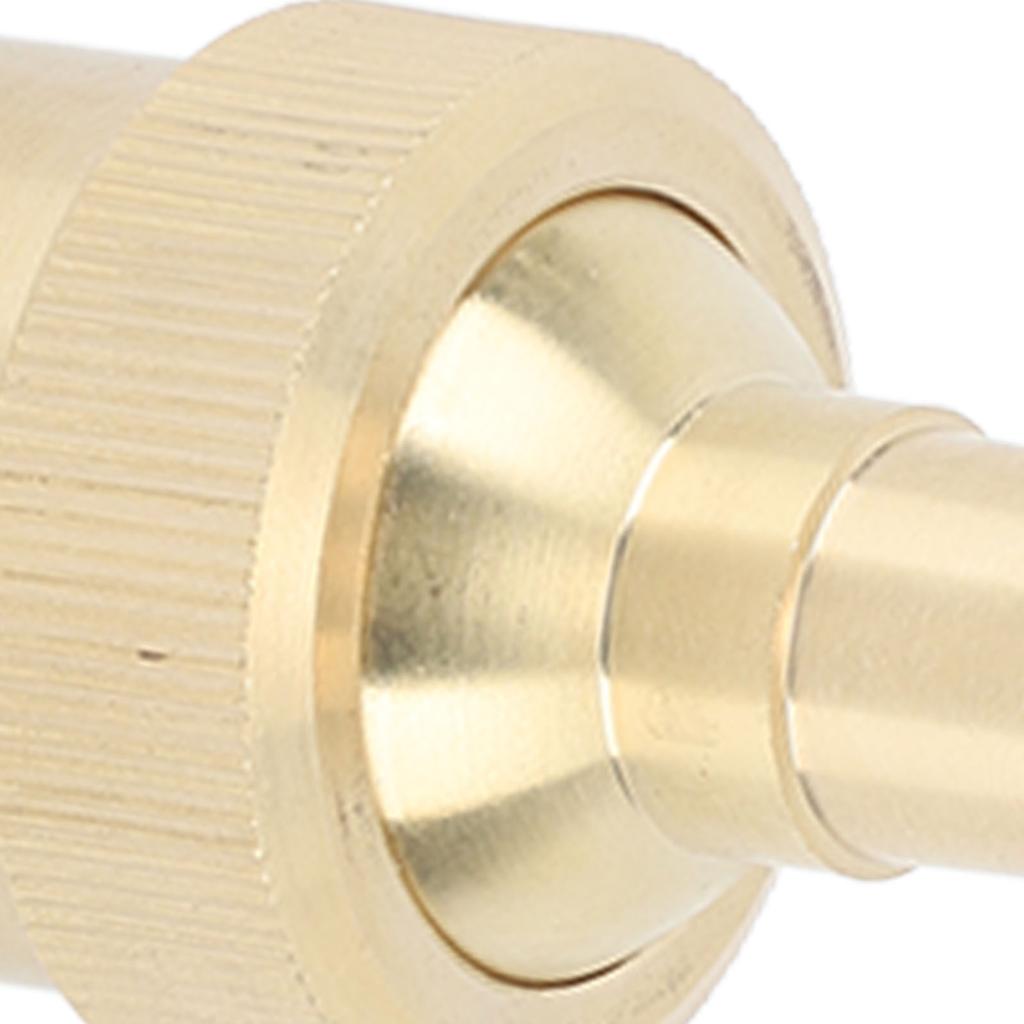 Brass Direct Fountain Nozzle Female Screw Connection Spherical Joint Adjustable Direct Fountain Nozzle for Pond Garden G1.5in