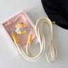 Cartoon Kt Cat Girl Heart Back Clip Diagonal Cross-Chain Braided Rope Mobile Phone Case Halter Neck Strap Mobile Phone Back Clip Anti-Fall